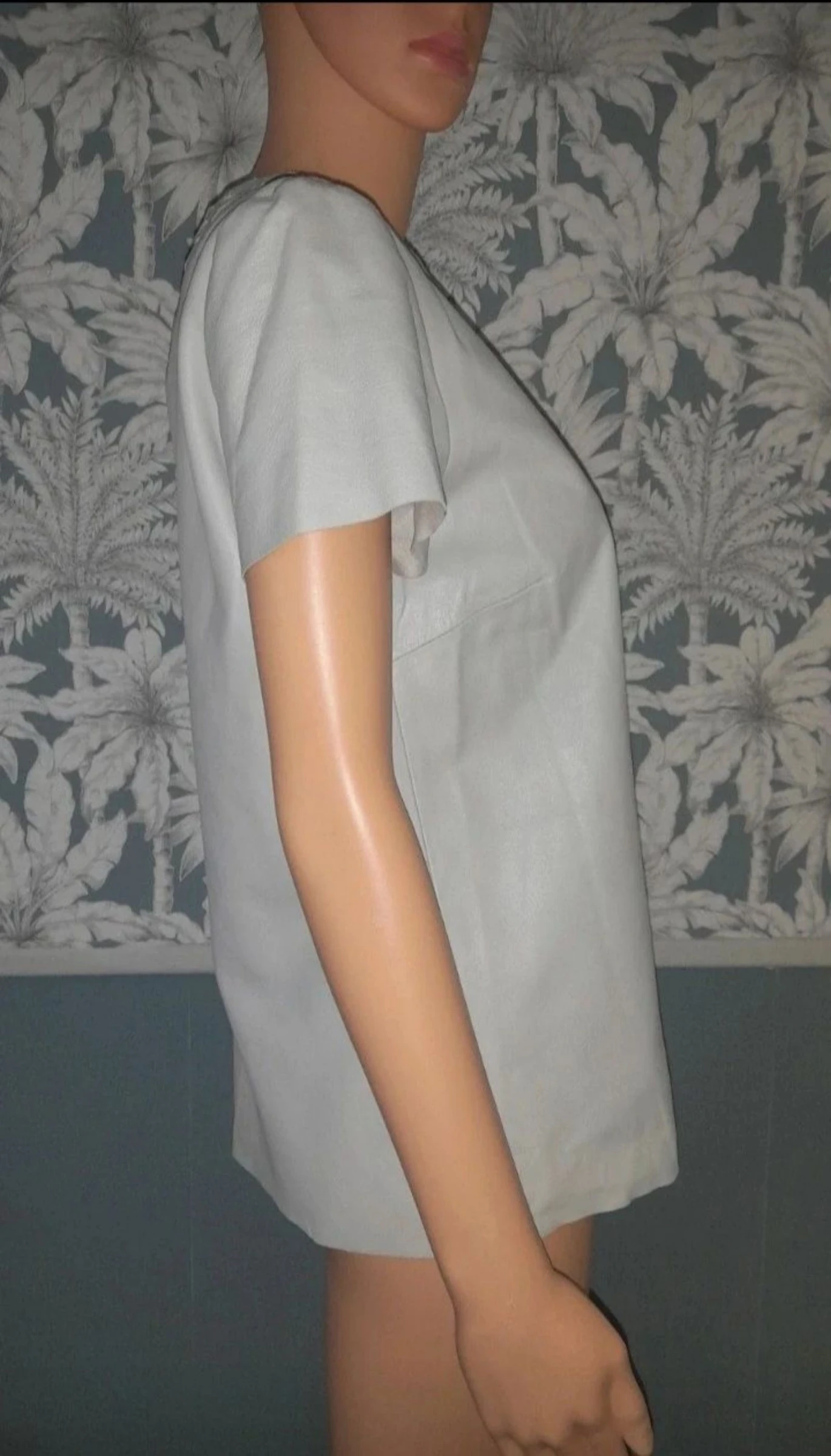 Diane Von Furstenberg leather top size 6 US – photo 6